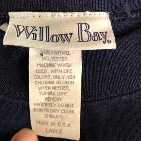 Vintage 90s Willow Bay Let It Snow Holiday Sweatshirt  L - Picture 6 of 8